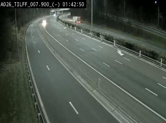 Webcam autoroute A26/E25 à Esneux, en Belgique en direction Luxembourg - BK 7.9