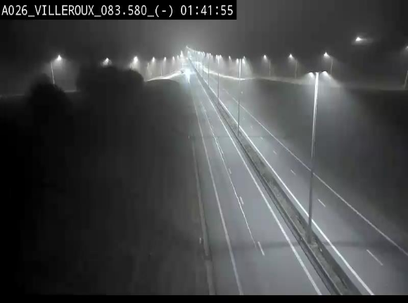 <h2>Webcam autoroute A26/E25 à hauteur de Vaux-sur-Sûre, à la jonction avec la N85 en direction de Liège - BK 83.6</h2>