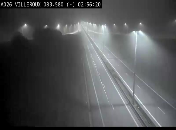 <h2>Webcam autoroute A26/E25 à hauteur de Vaux-sur-Sûre, à la jonction avec la N85 en direction de Liège - BK 83.6</h2>