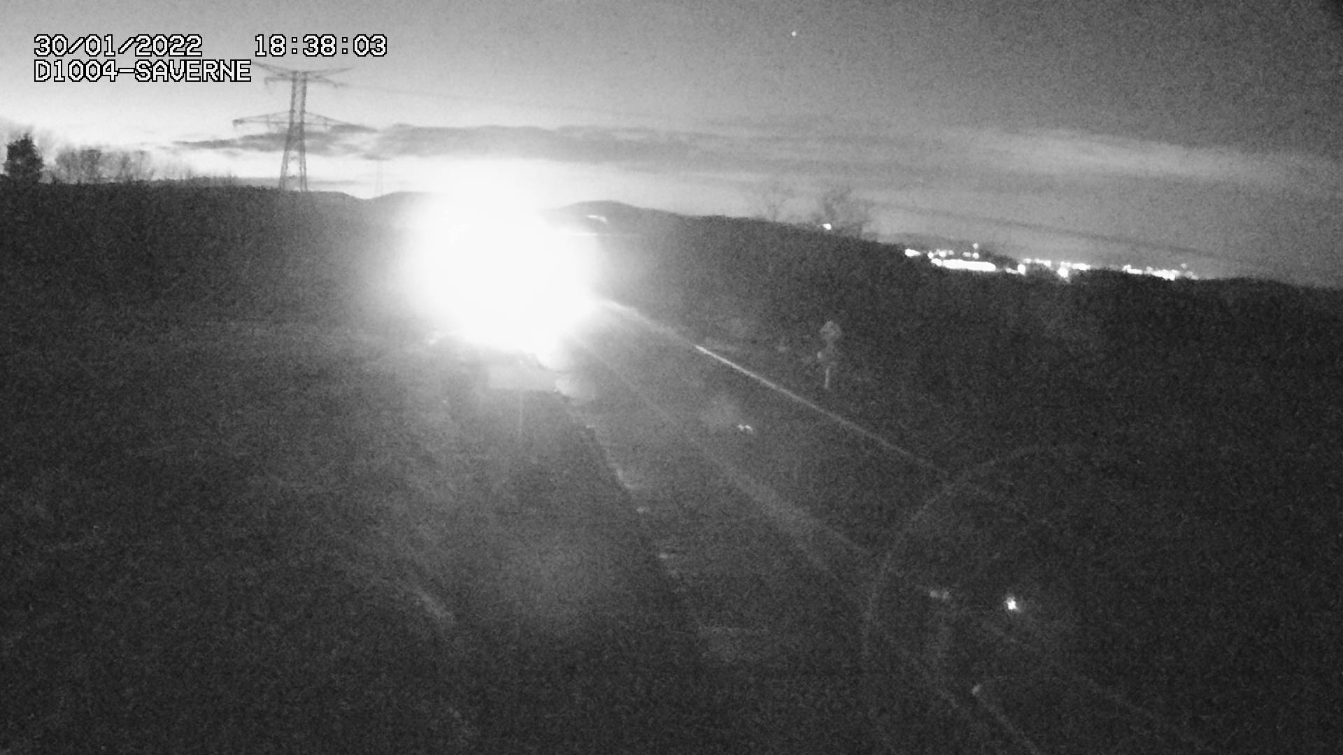 Première image du timelapse de la journée d'hier pour cette webcam