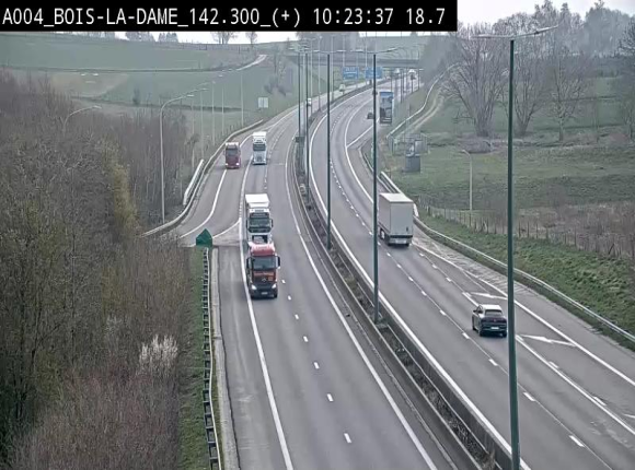 Première image du timelapse de la journée d'hier pour cette webcam