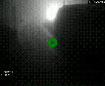 Première image du timelapse de la journée d'hier pour cette webcam