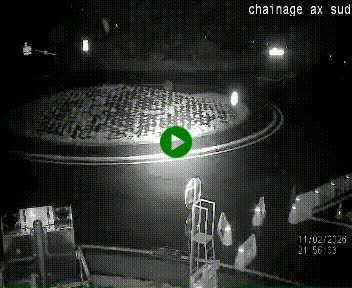 Première image du timelapse de la journée d'hier pour cette webcam