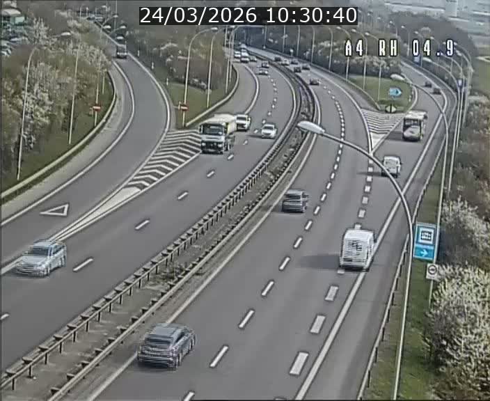 Première image du timelapse de la journée d'hier pour cette webcam