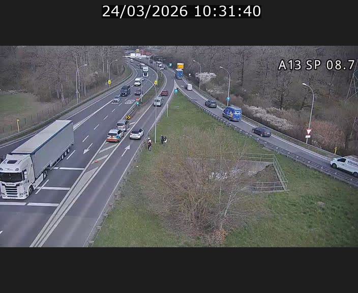 Première image du timelapse de la journée d'hier pour cette webcam