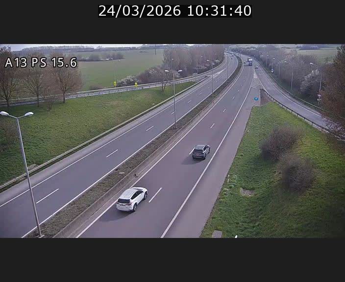 Première image du timelapse de la journée d'hier pour cette webcam