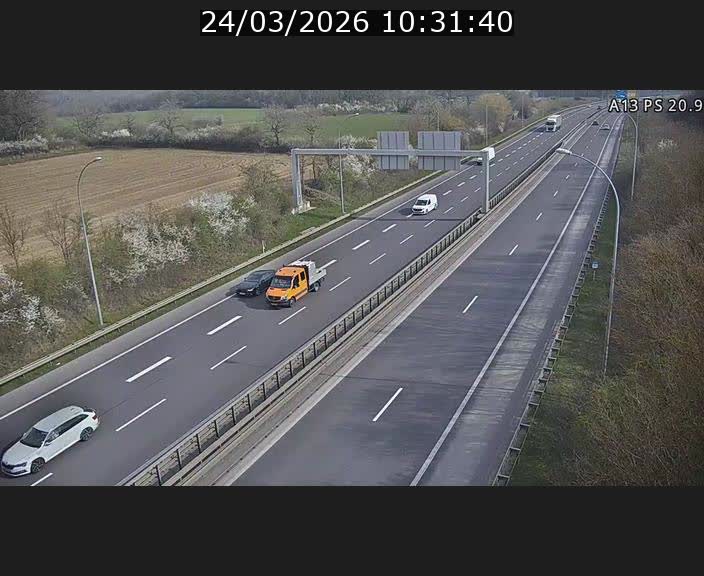 Première image du timelapse de la journée d'hier pour cette webcam