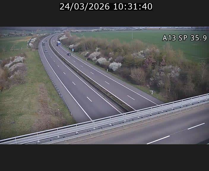 Première image du timelapse de la journée d'hier pour cette webcam