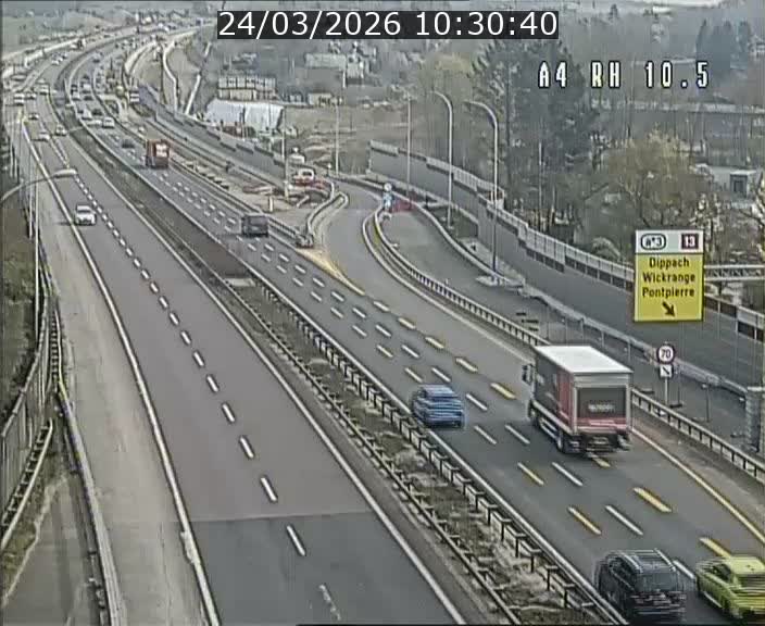 Première image du timelapse de la journée d'hier pour cette webcam