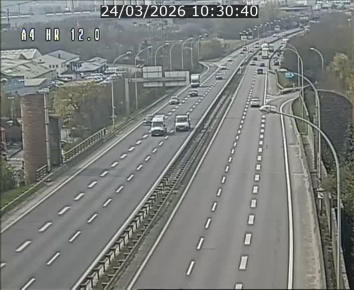 Première image du timelapse de la journée d'hier pour cette webcam