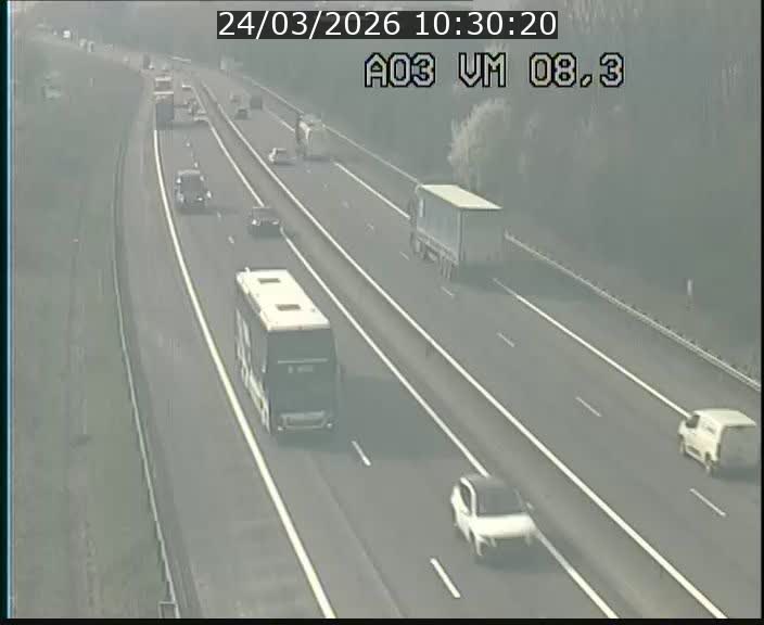 Première image du timelapse de la journée d'hier pour cette webcam