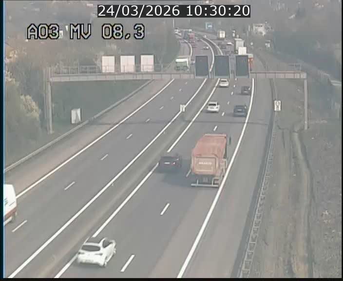 Première image du timelapse de la journée d'hier pour cette webcam