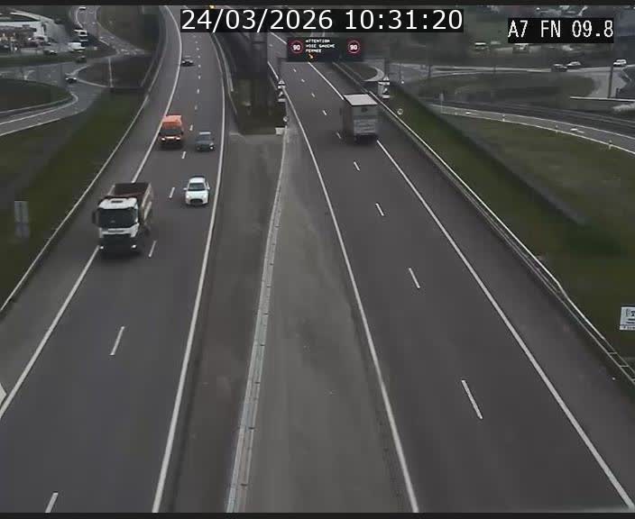 Première image du timelapse de la journée d'hier pour cette webcam