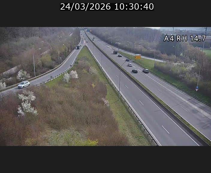 Première image du timelapse de la journée d'hier pour cette webcam