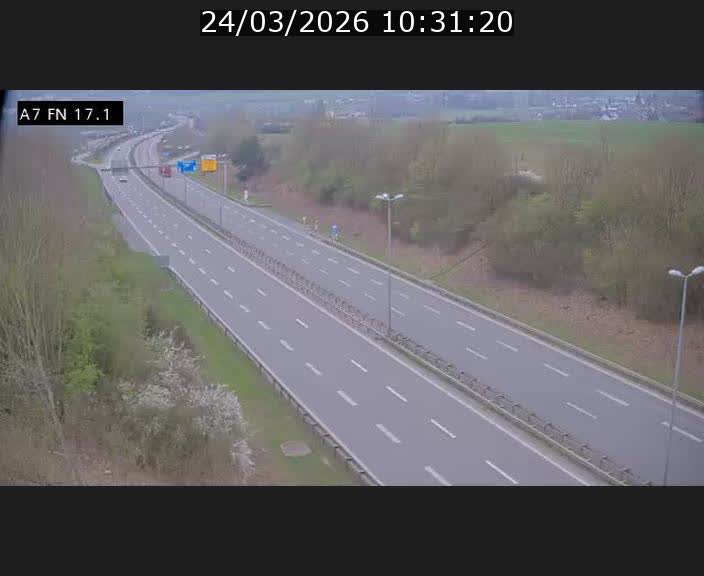 Première image du timelapse de la journée d'hier pour cette webcam