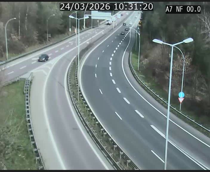 Première image du timelapse de la journée d'hier pour cette webcam