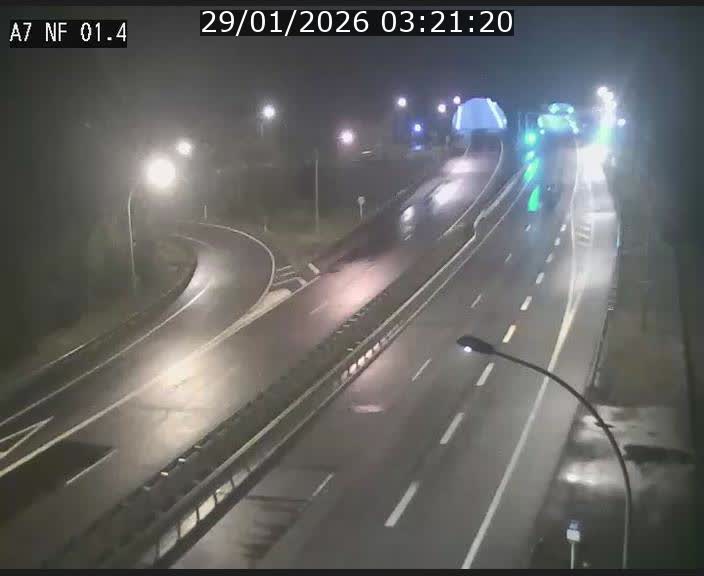 Première image du timelapse de la journée d'hier pour cette webcam