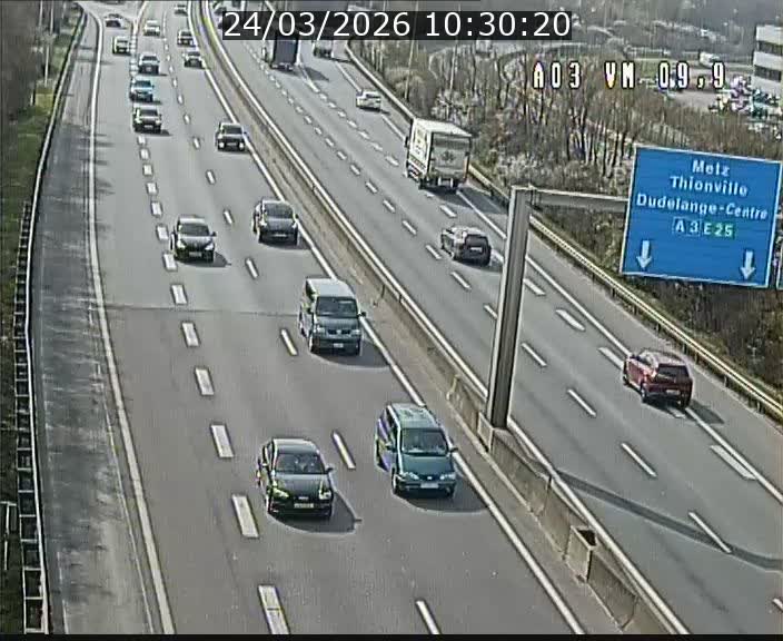 Première image du timelapse de la journée d'hier pour cette webcam