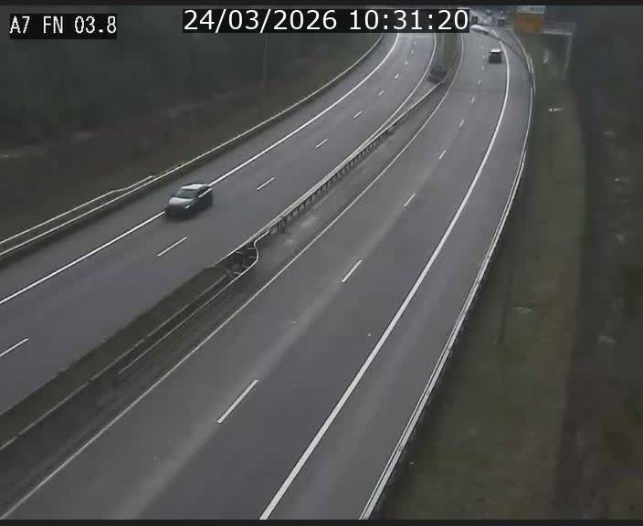 Première image du timelapse de la journée d'hier pour cette webcam