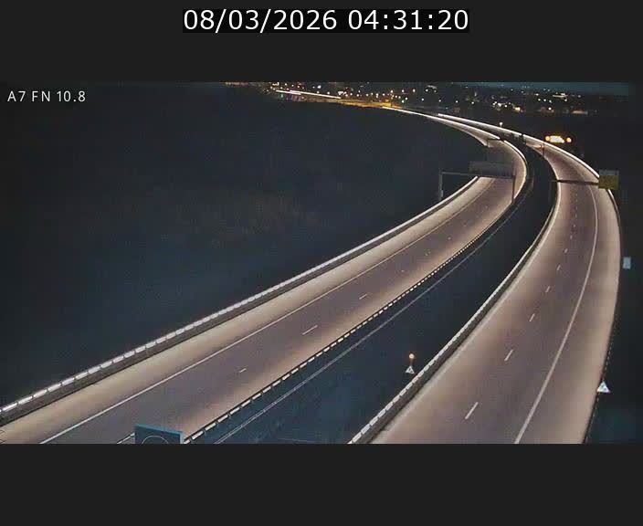 Première image du timelapse de la journée d'hier pour cette webcam