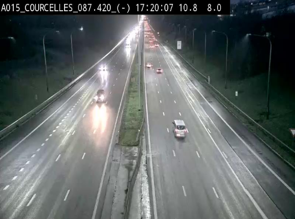 Première image du timelapse de la journée d'hier pour cette webcam