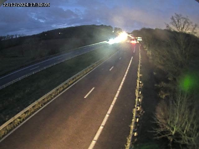 Première image du timelapse de la journée d'hier pour cette webcam