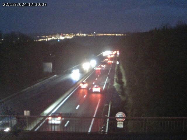 Première image du timelapse de la journée d'hier pour cette webcam