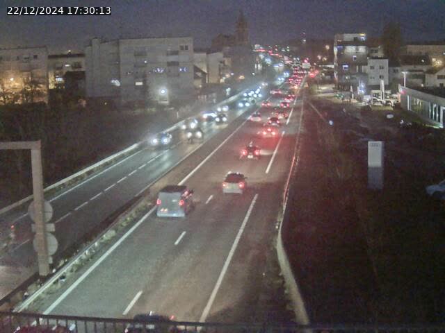 Première image du timelapse de la journée d'hier pour cette webcam