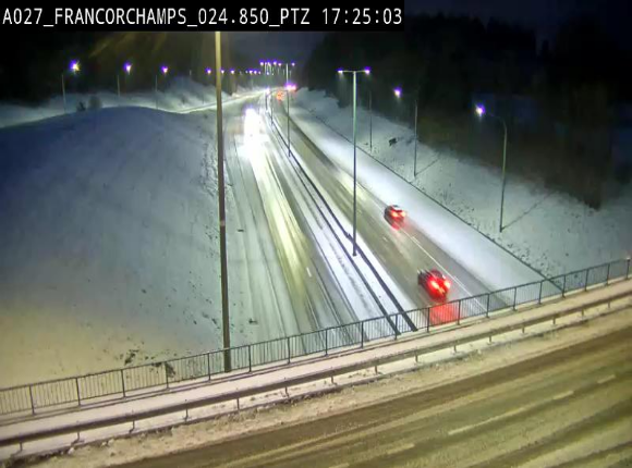 Première image du timelapse de la journée d'hier pour cette webcam