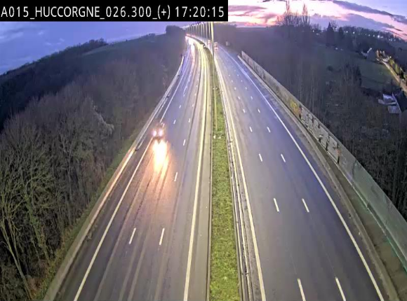 Première image du timelapse de la journée d'hier pour cette webcam