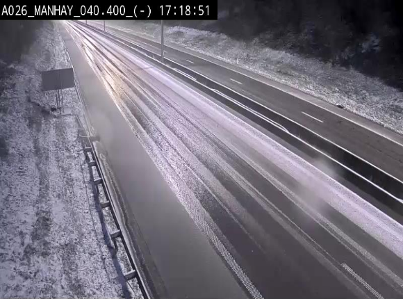 Première image du timelapse de la journée d'hier pour cette webcam