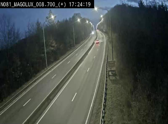 Première image du timelapse de la journée d'hier pour cette webcam