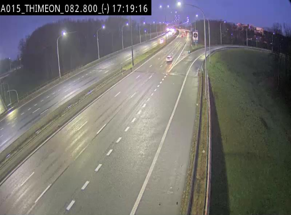 Première image du timelapse de la journée d'hier pour cette webcam