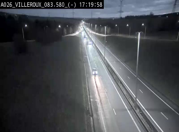 Première image du timelapse de la journée d'hier pour cette webcam