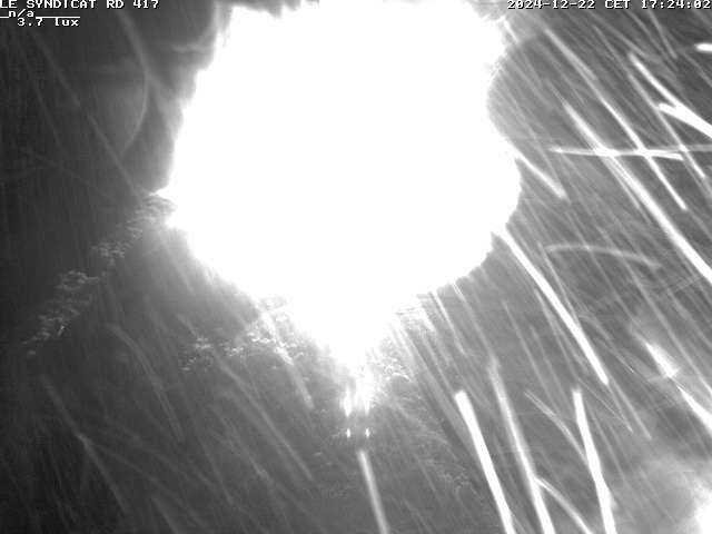 Première image du timelapse de la journée d'hier pour cette webcam