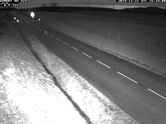 Première image du timelapse de la journée d'hier pour cette webcam